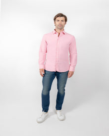 ESQ Shirts Kennedy Pink Flannel Shirt