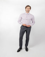 ESQ Shirts Kennedy Red and Blue Patterned Shirt