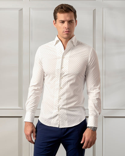 ESQ Shirts Napoli Bamboo One Piece Micro Dot Shirt Buy Napoli Bamboo One Piece Micro Dot Shirt