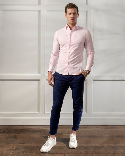 ESQ Shirts Napoli Bamboo Pink Shirt